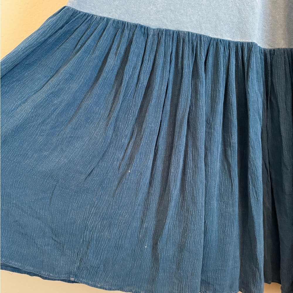 Oli & Hali Blue Washed Sleeveless Maxi Dress - Picture 12 of 16